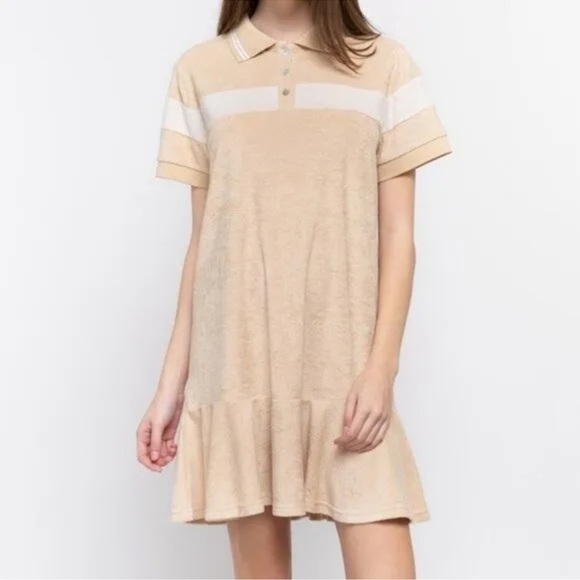POL Dresses & Skirts - POL CLOTHING Short Dress Retro French terry Sz M NWOT